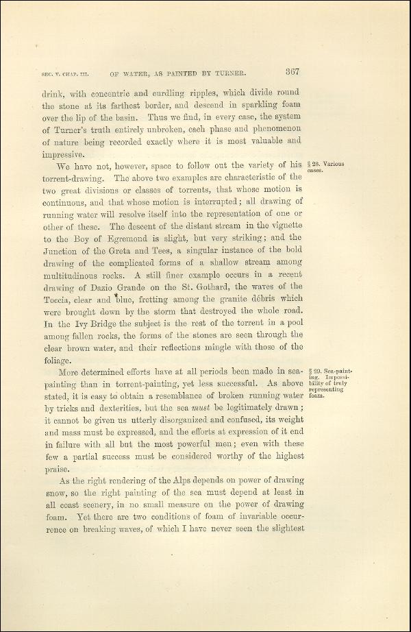 'Modern Painters' Volume I (1873 edition): Part II: Section V: Chapter III: Page 367