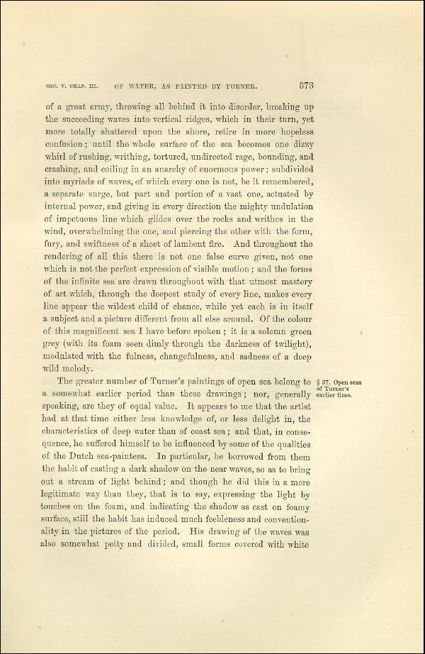 'Modern Painters' Volume I (1873 edition): Part II: Section V: Chapter III: Page 373