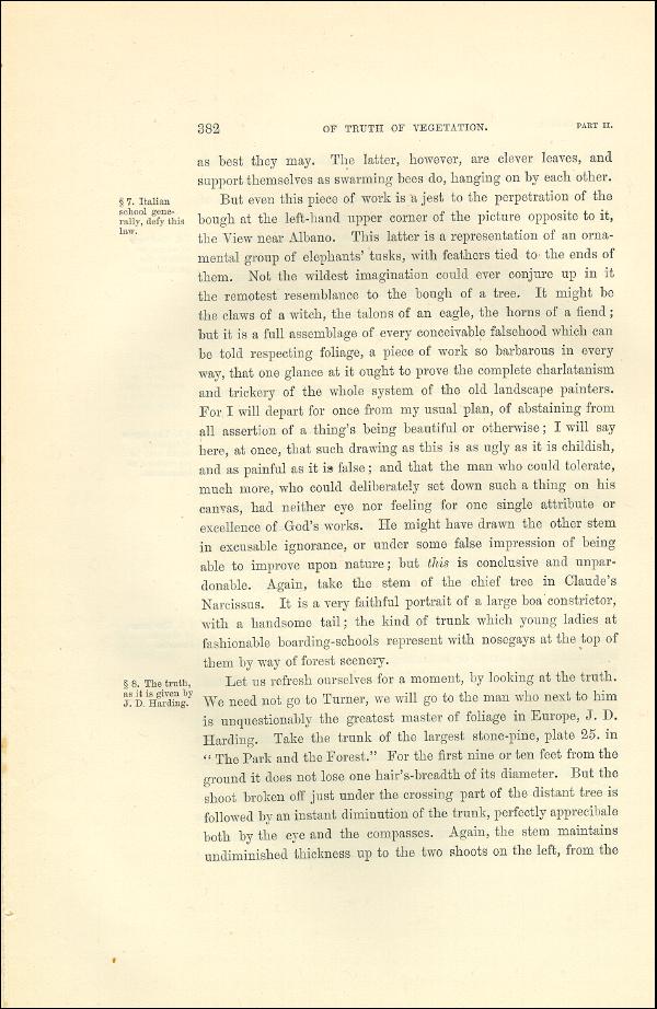 'Modern Painters' Volume I (1873 edition): Part II: Section VI: Chapter I: Page 382
