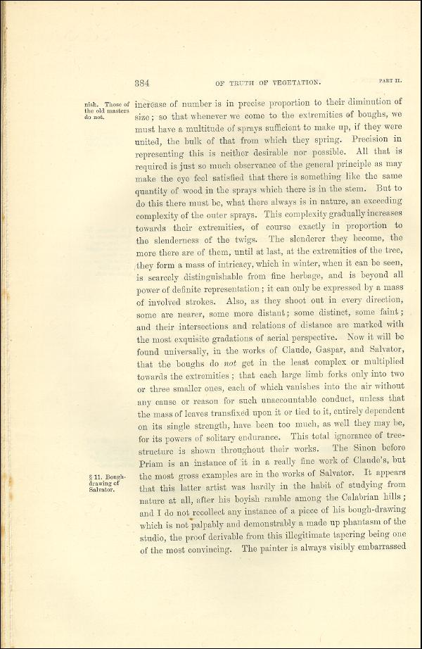 'Modern Painters' Volume I (1873 edition): Part II: Section VI: Chapter I: Page 384