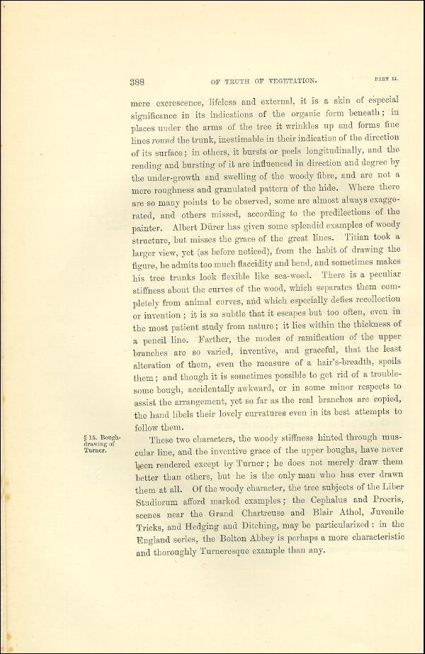 'Modern Painters' Volume I (1873 edition): Part II: Section VI: Chapter I: Page 388