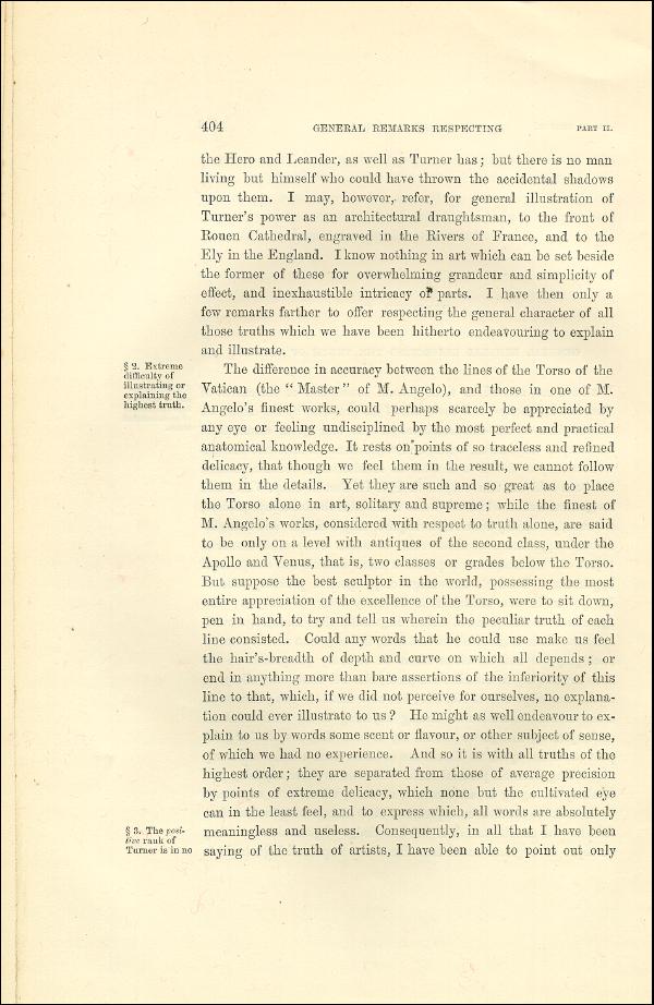 'Modern Painters' Volume I (1873 edition): Part II: Section VI: Chapter II: Page 404