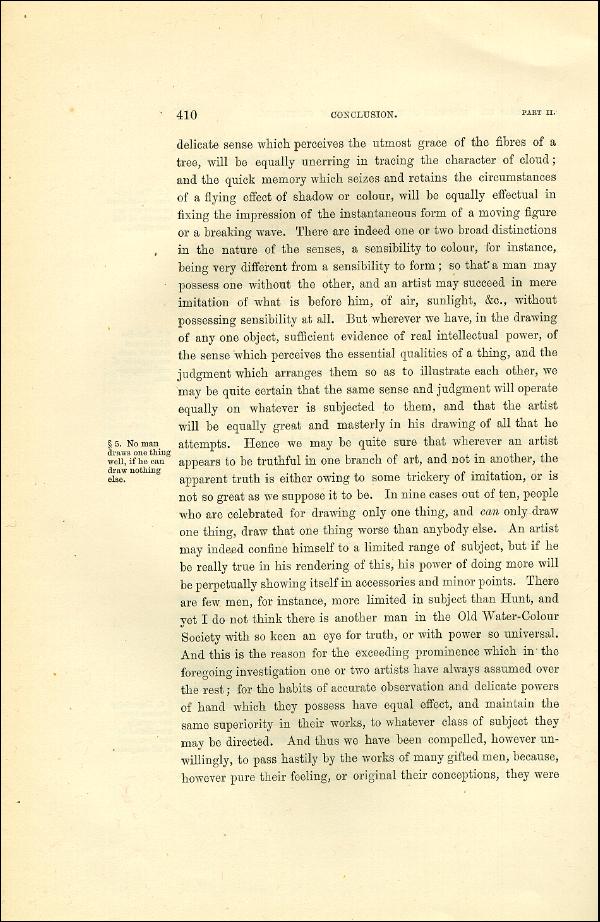 'Modern Painters' Volume I (1873 edition): Part II: Section VI: Chapter III: Page 410