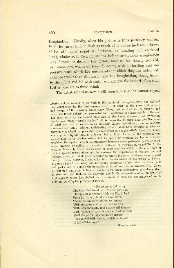'Modern Painters' Volume I (1873 edition): Part II: Section VI: Chapter III: Page 420