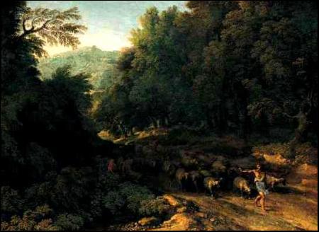 Landscape in the Roman Campagna (near Albano?)