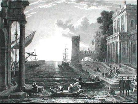 Seaport with the Embarkation of the Queen of Sheba