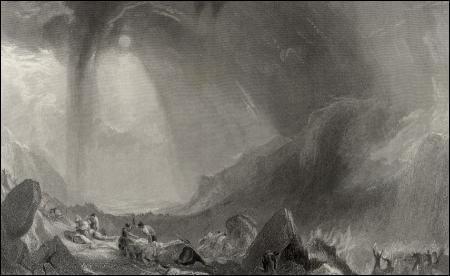 Snowstorm: Hannibal and his Army crossing the Alps