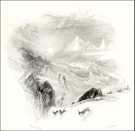 The Alps at Daybreak