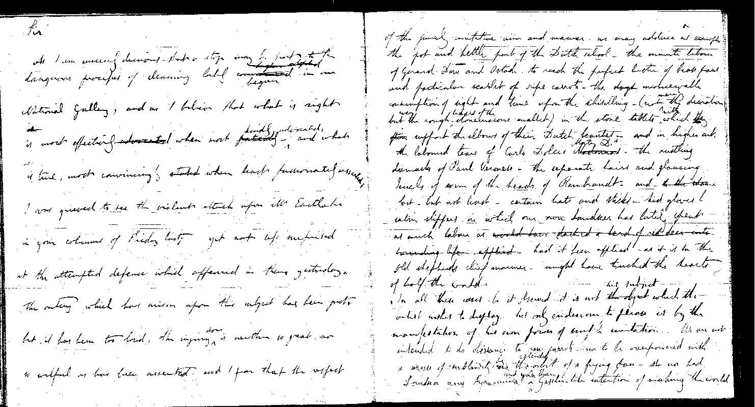 MSS of 'Modern Painters' I MA2389 folio19v-20r