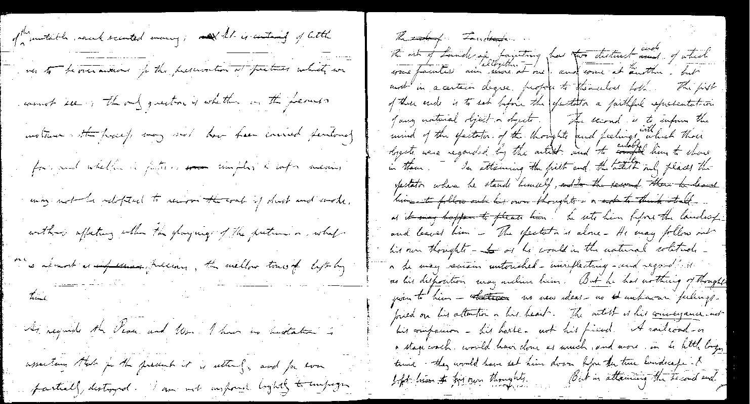 MSS of 'Modern Painters' I MA2389 folio23v-24r