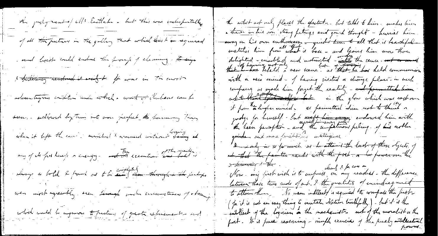 MSS of 'Modern Painters' I MA2389 folio24v-25r