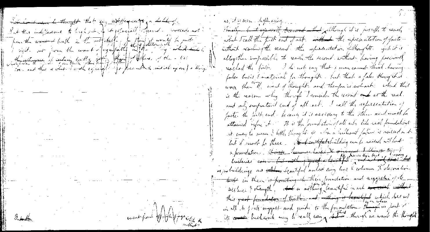 MSS of 'Modern Painters' I MA2389 folio28v-29r