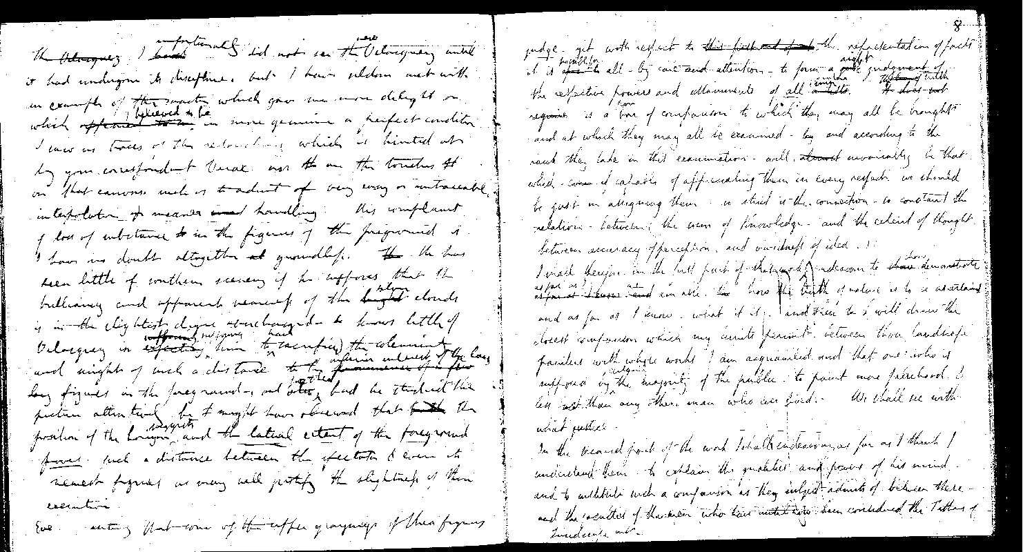 MSS of 'Modern Painters' I MA2389 folio30v-31r