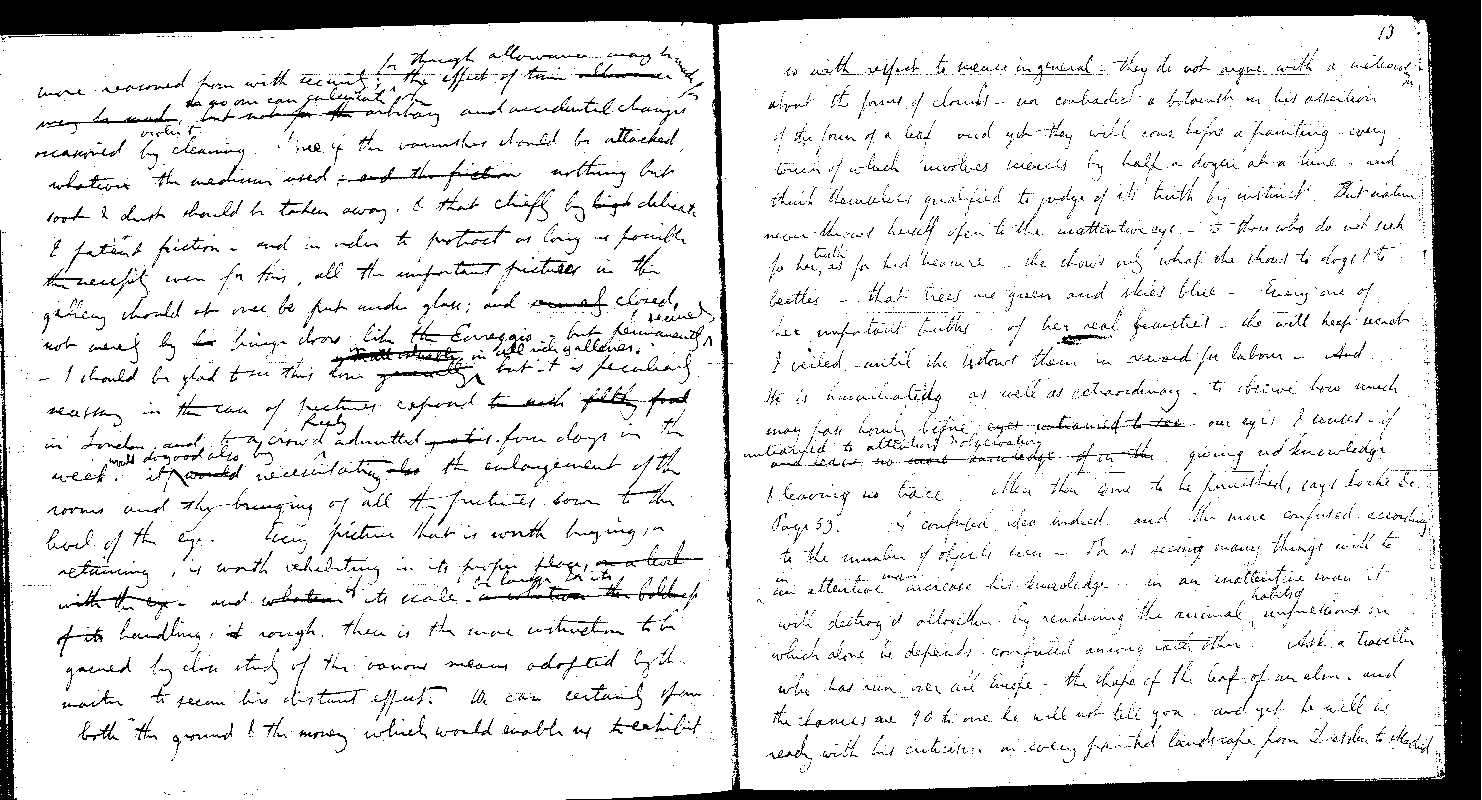 MSS of 'Modern Painters' I MA2389 folio32v-33r