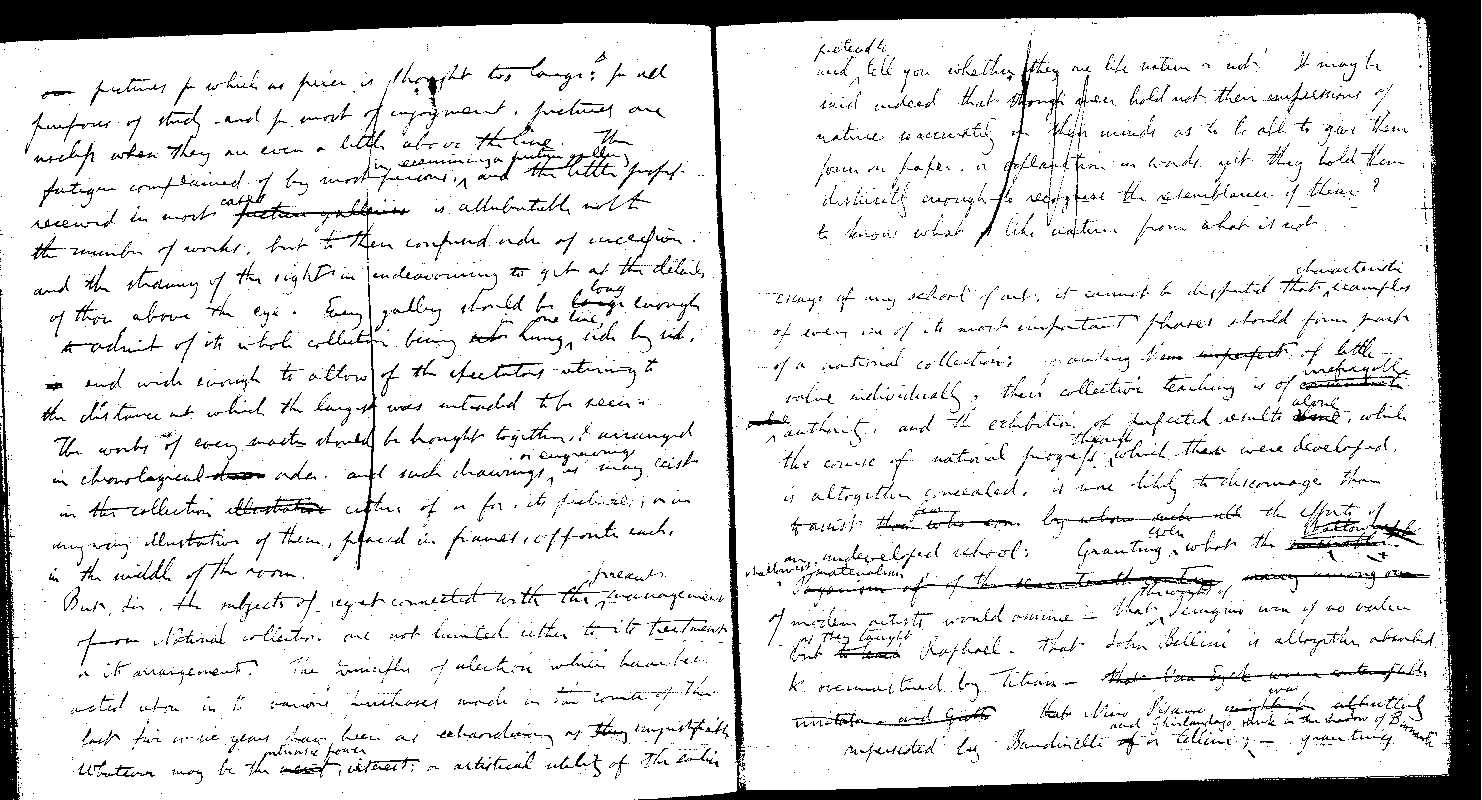 MSS of 'Modern Painters' I MA2389 folio33v-34r