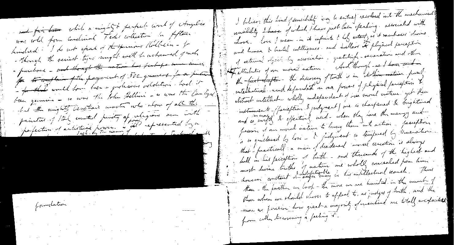 MSS of 'Modern Painters' I MA2389 folio37v-38r