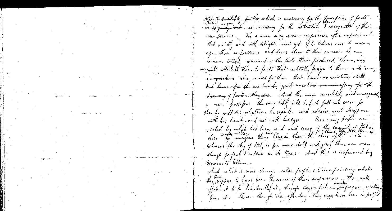 MSS of 'Modern Painters' I MA2389 folio38v-39r