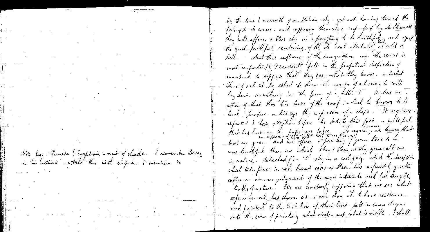 MSS of 'Modern Painters' I MA2389 folio39v-40r