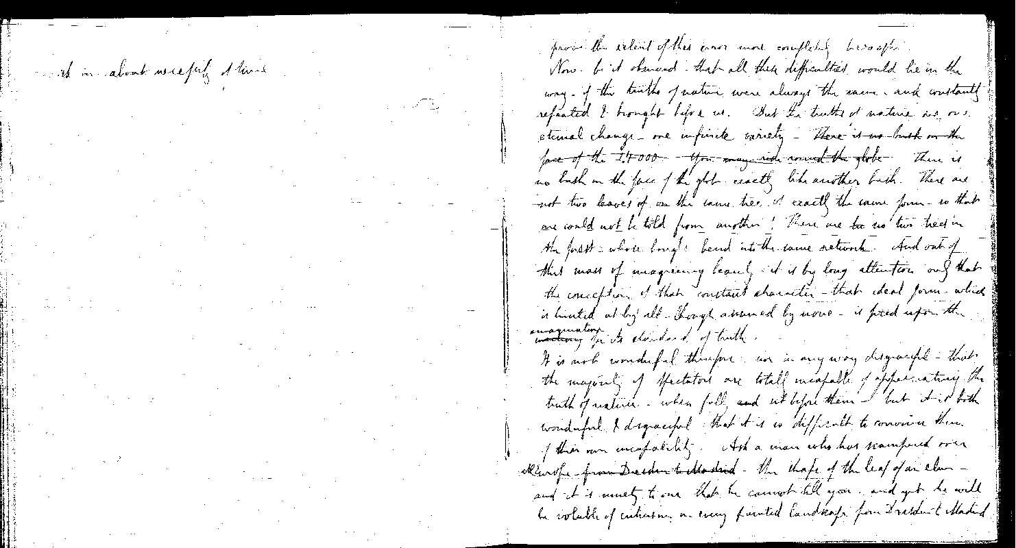 MSS of 'Modern Painters' I MA2389 folio40v-41r