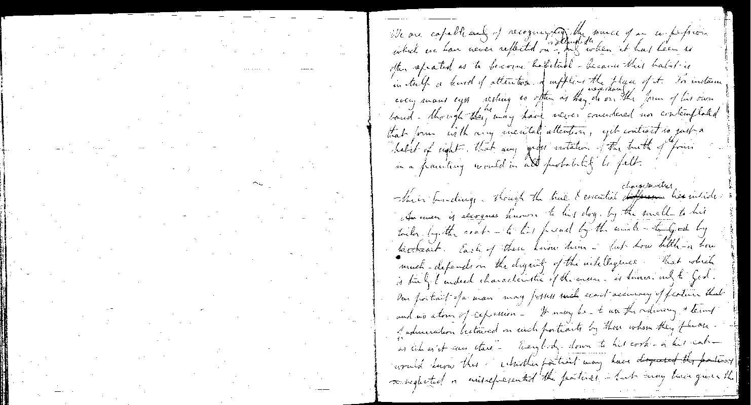 MSS of 'Modern Painters' I MA2389 folio42v-43r