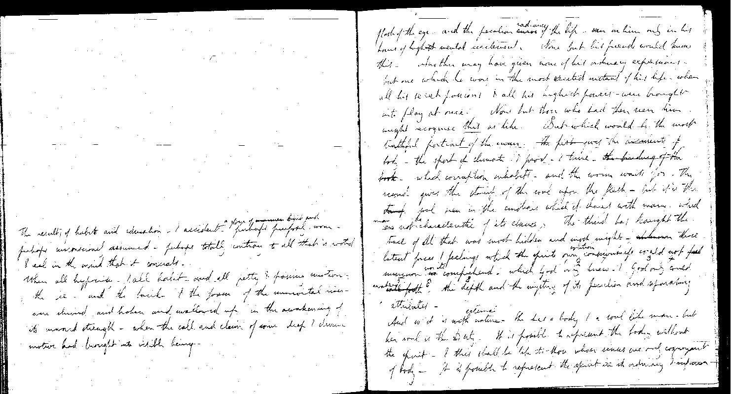 MSS of 'Modern Painters' I MA2389 folio43v-44r