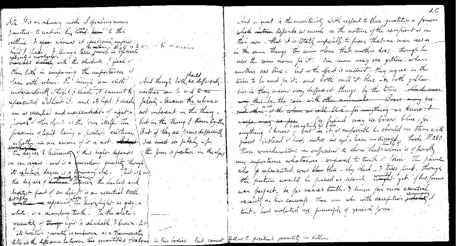 MSS of 'Modern Painters' I MA2389 folio48v-49r