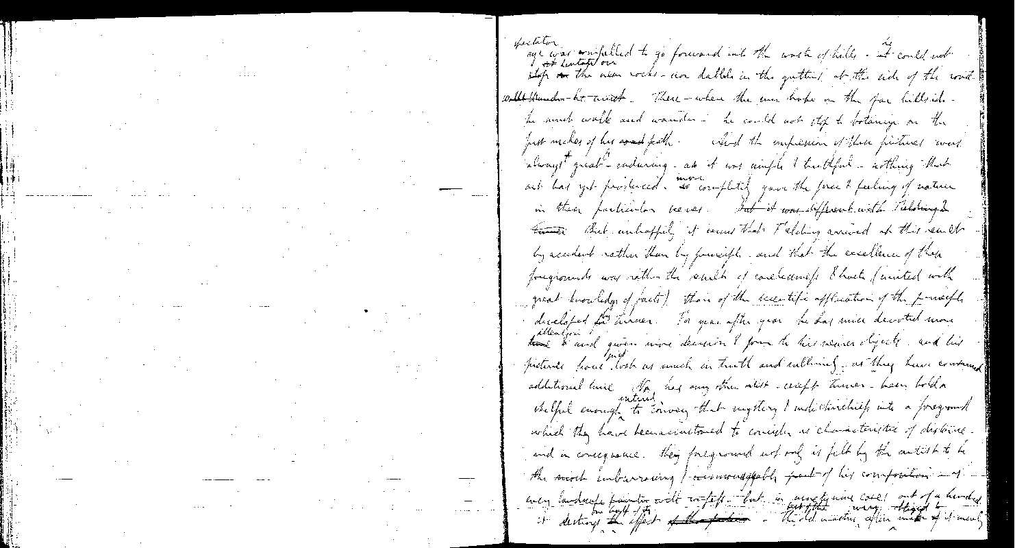 MSS of 'Modern Painters' I MA2389 folio65v-66r