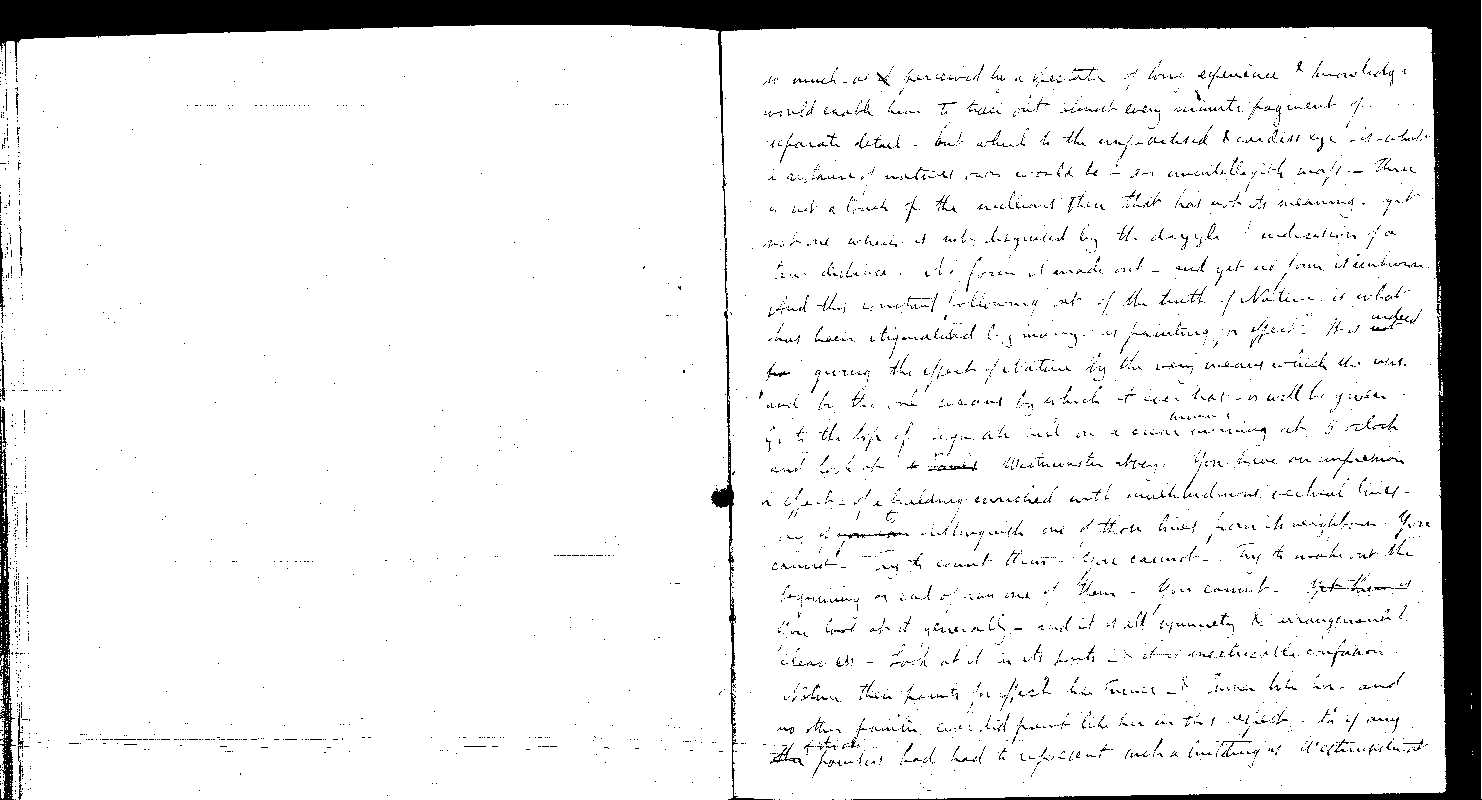 MSS of 'Modern Painters' I MA2389 folio74v-75r