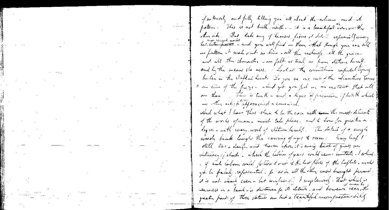 MSS of 'Modern Painters' I MA2389 folio77v-78r