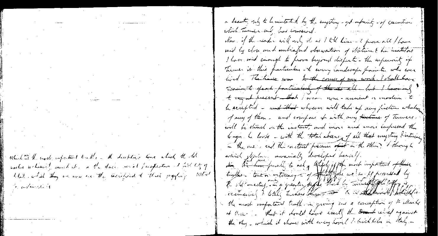 MSS of 'Modern Painters' I MA2389 folio78v-79r