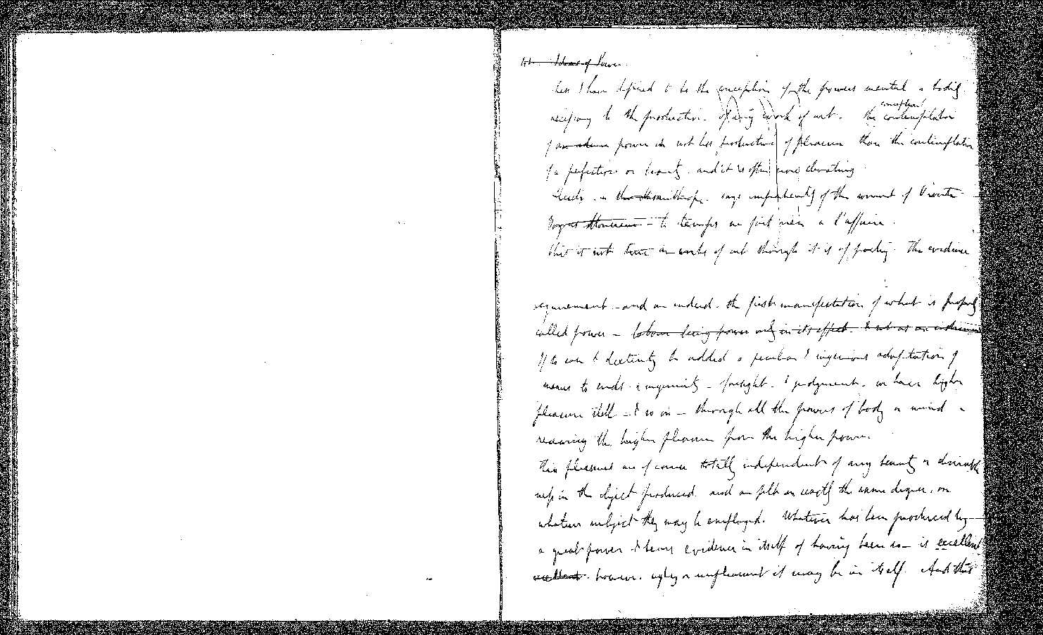 MSS of 'Modern Painters' I MA393 folio14v-15r