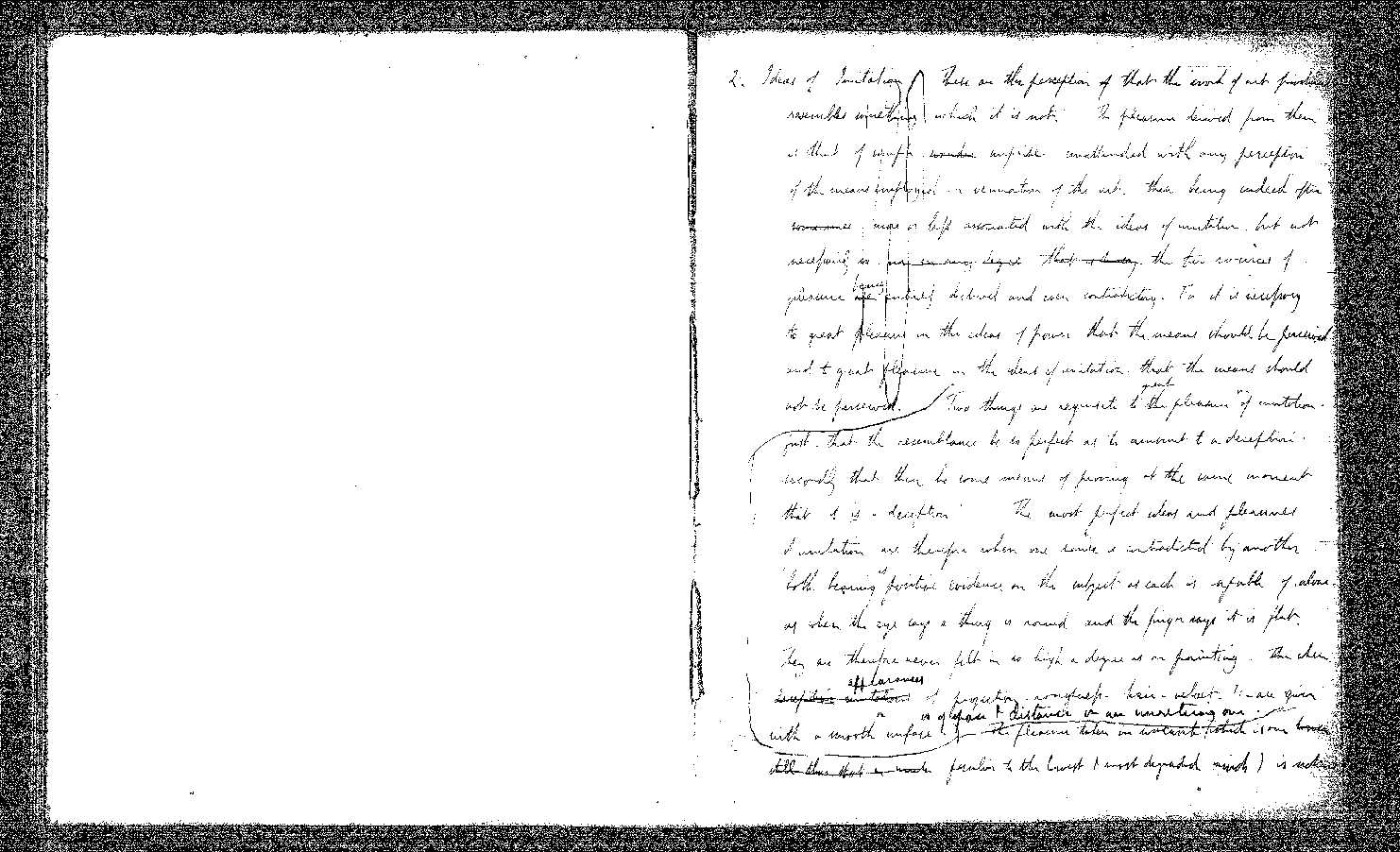 MSS of 'Modern Painters' I MA393 folio17v-18r