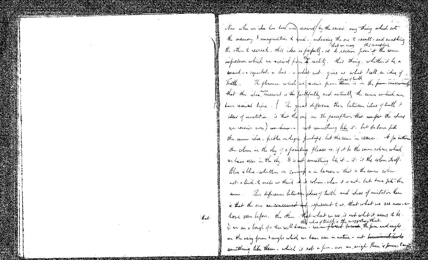 MSS of 'Modern Painters' I MA393 folio23v-24r