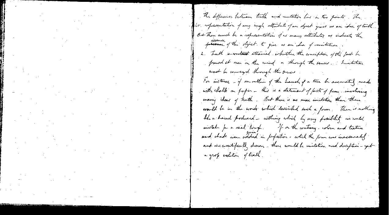 MSS of 'Modern Painters' I MA393 folio26v-27r