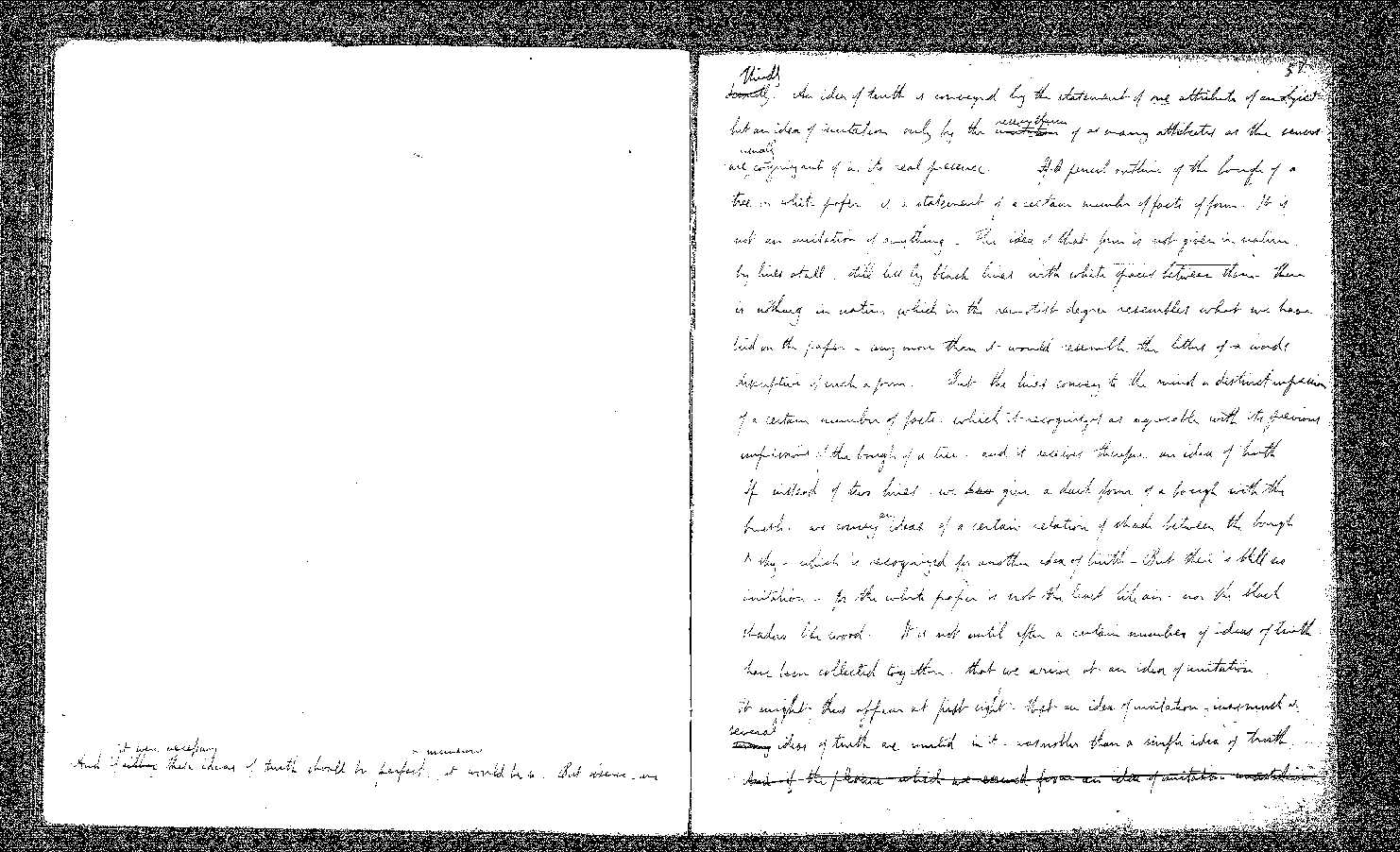 MSS of 'Modern Painters' I MA393 folio28v-29r