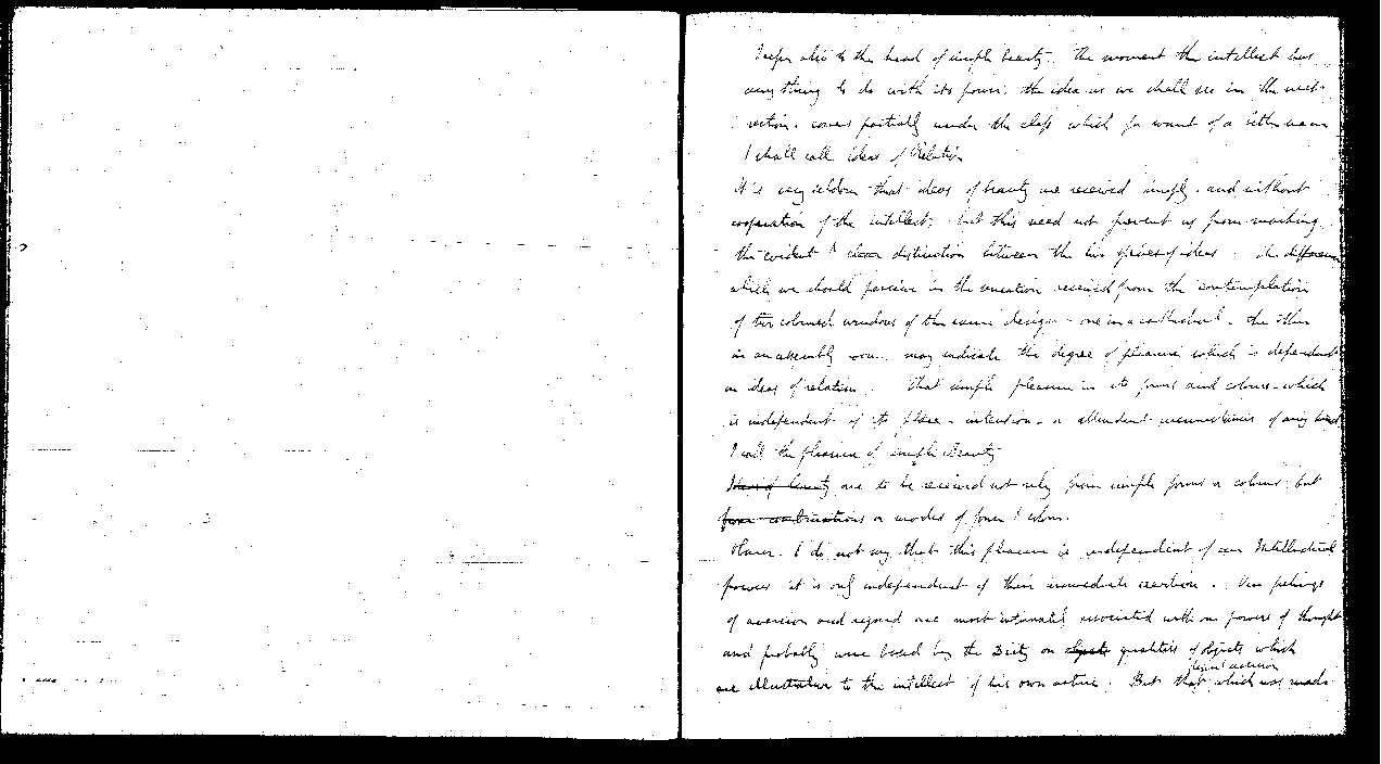 MSS of 'Modern Painters' I MA393 folio33v-34r