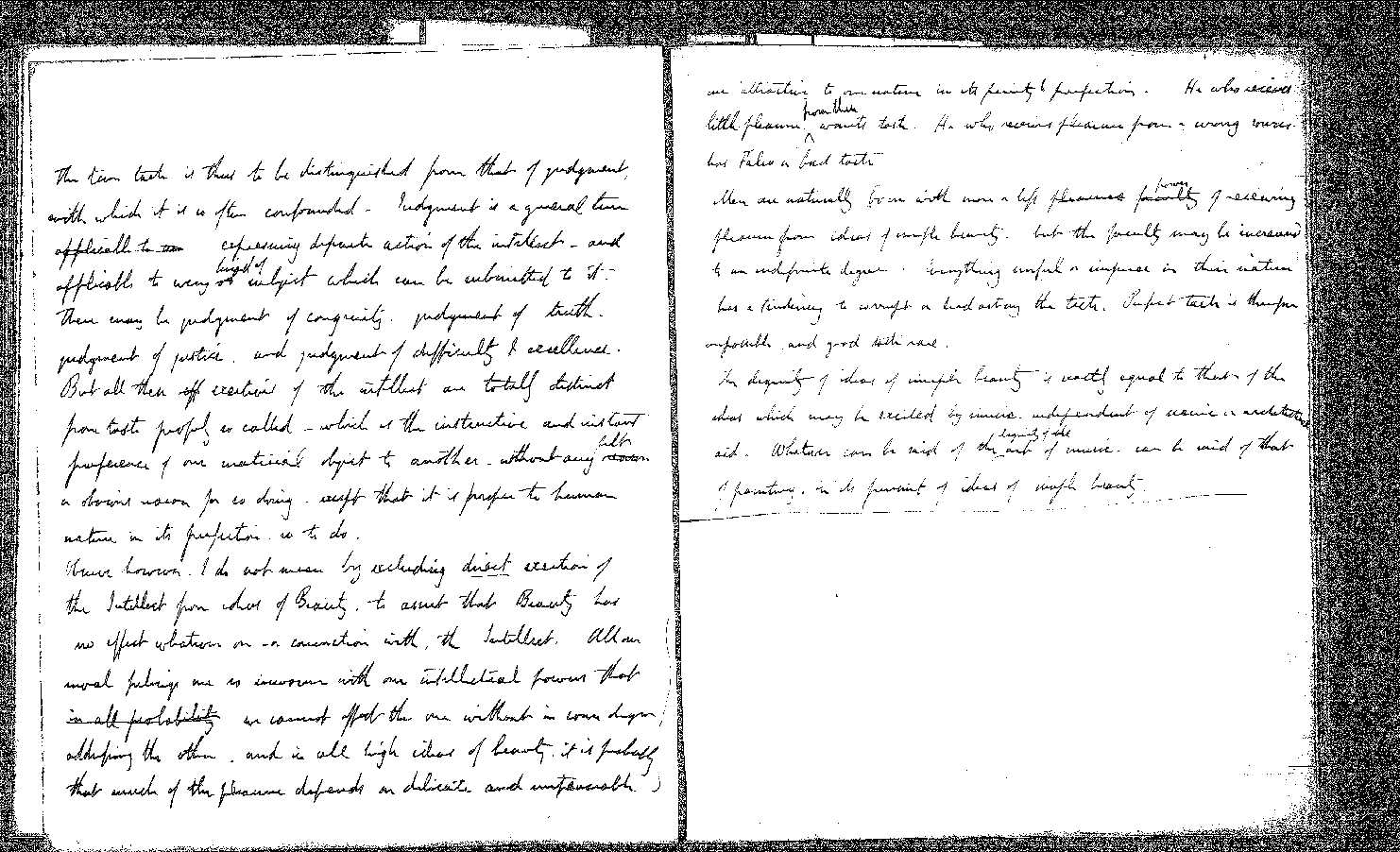 MSS of 'Modern Painters' I MA393 folio35v-36r