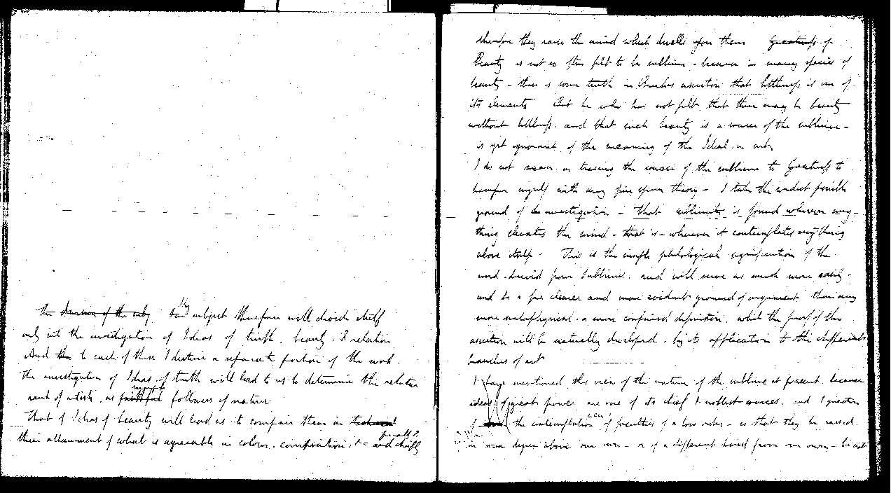 MSS of 'Modern Painters' I MA393 folio41v-42r