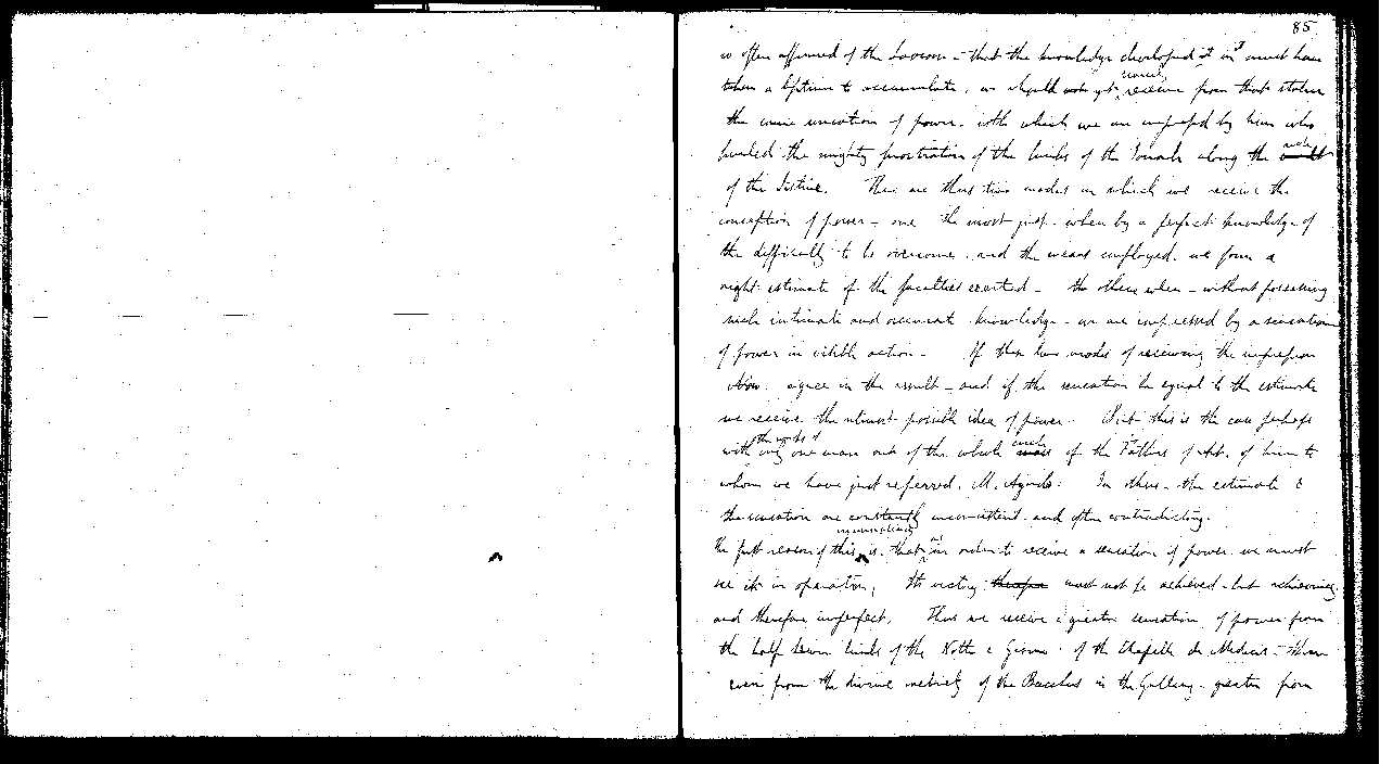 MSS of 'Modern Painters' I MA393 folio43v-44r