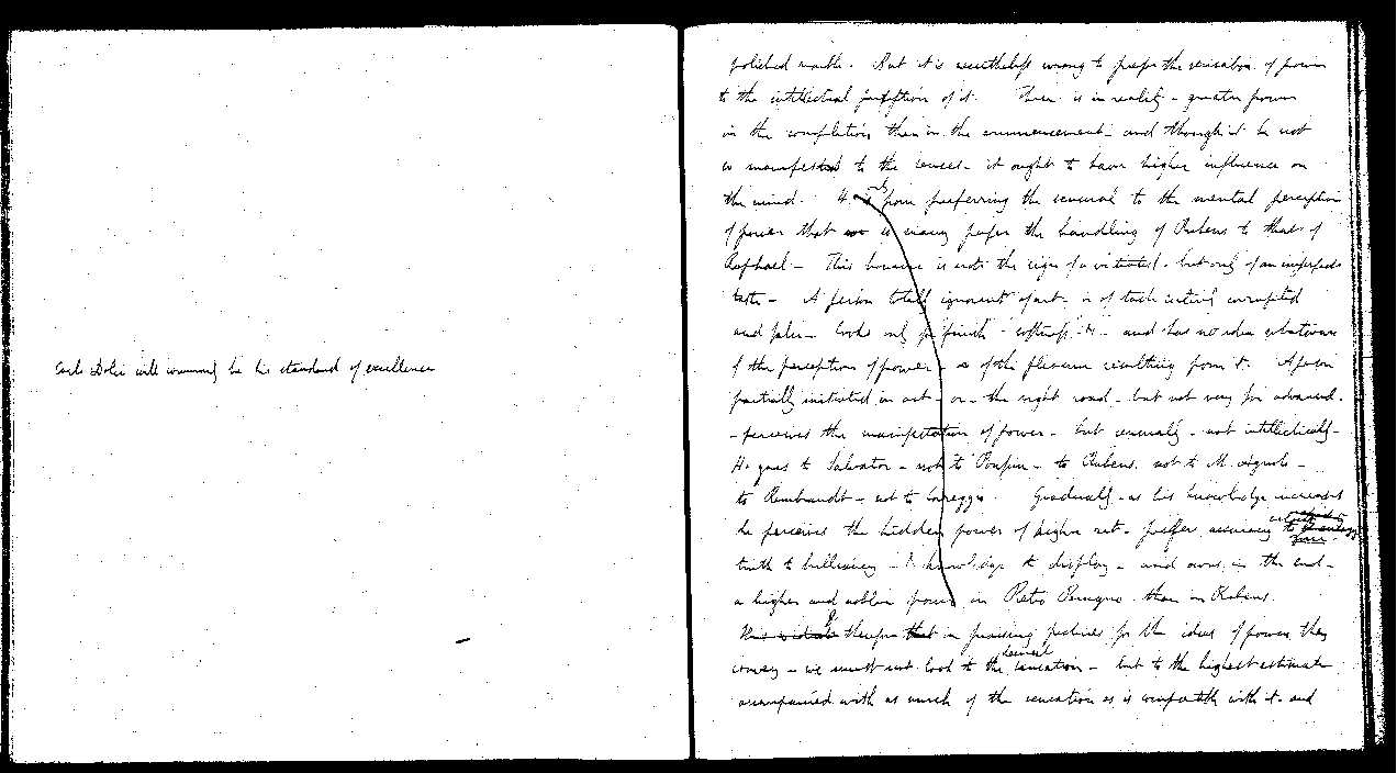 MSS of 'Modern Painters' I MA393 folio45v-46r