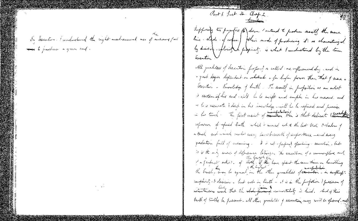 MSS of 'Modern Painters' I MA393 folio48v-49r