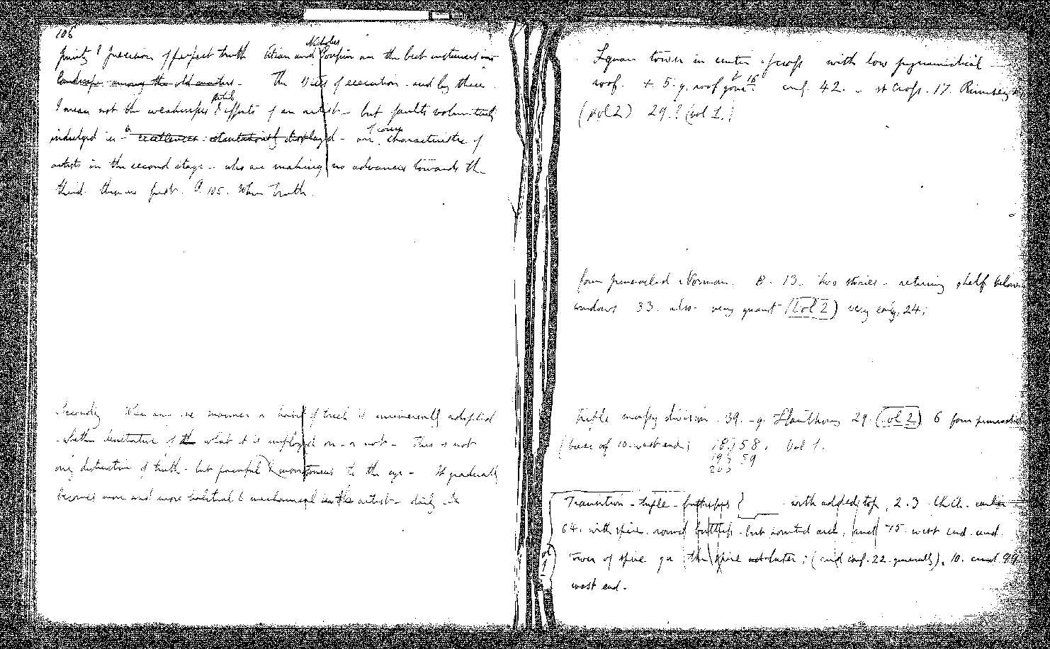 MSS of 'Modern Painters' I MA393 folio53v-72r