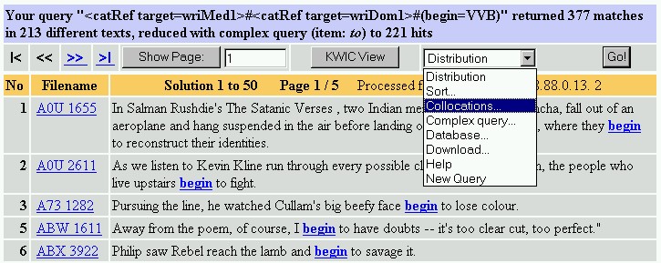 How to get collocations
