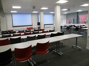Sample layout of Bowland North Seminar Room 20