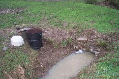 Field A ditch
