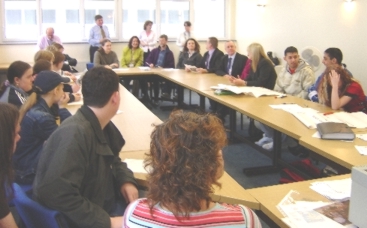 Lunch for students and researchers at Preston College