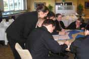 Catering students