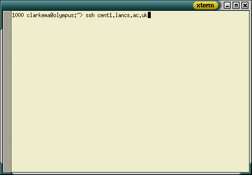 [[Screenshot] Connecting to Unix...]