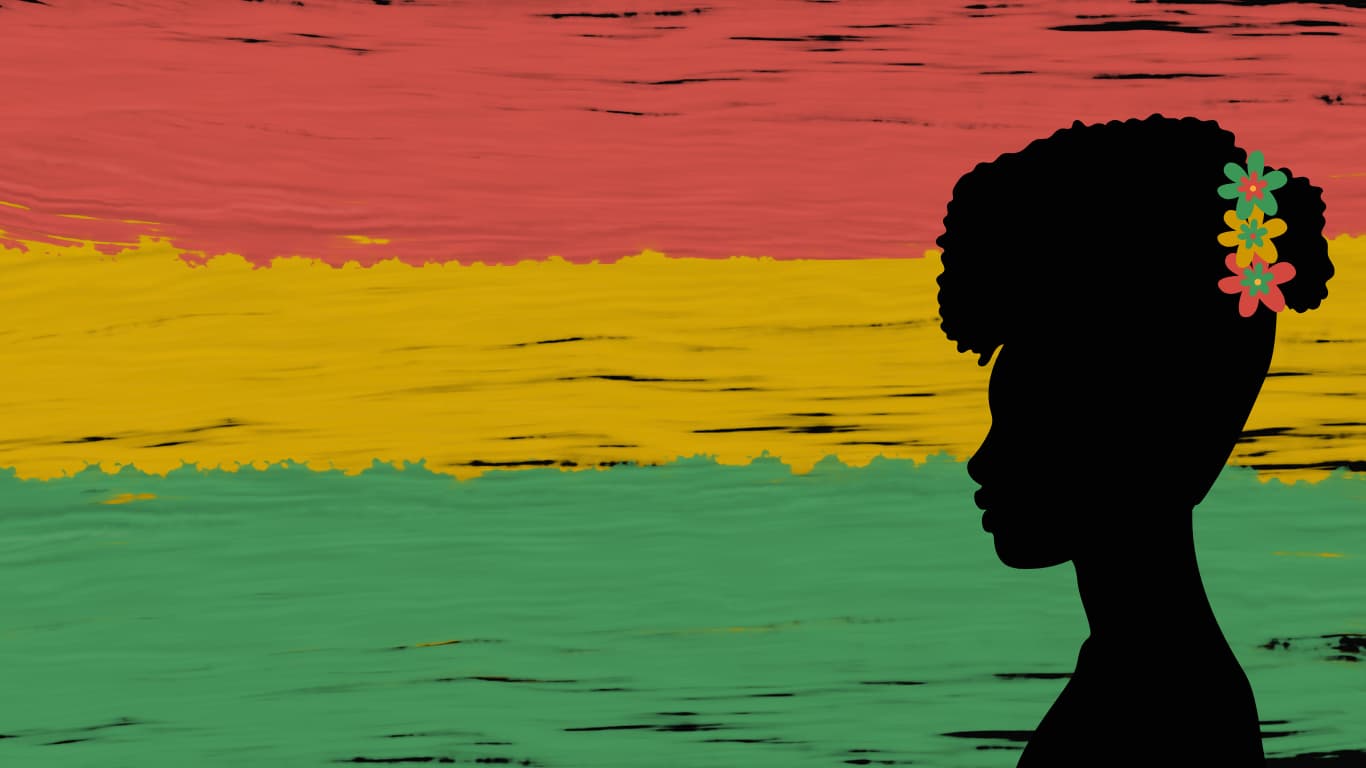 Colourful banner for Black History Month