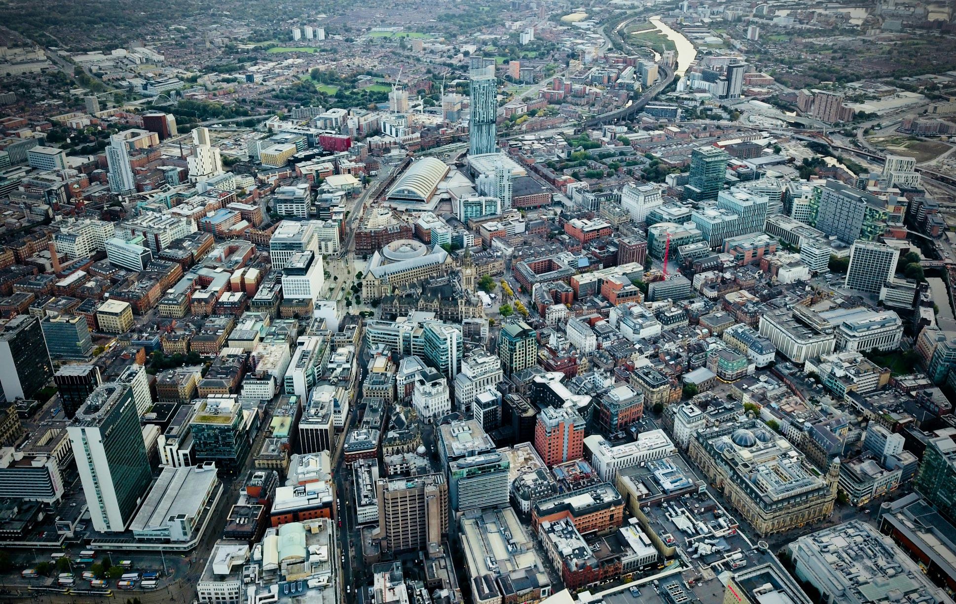 Overview of Manchester City Centre